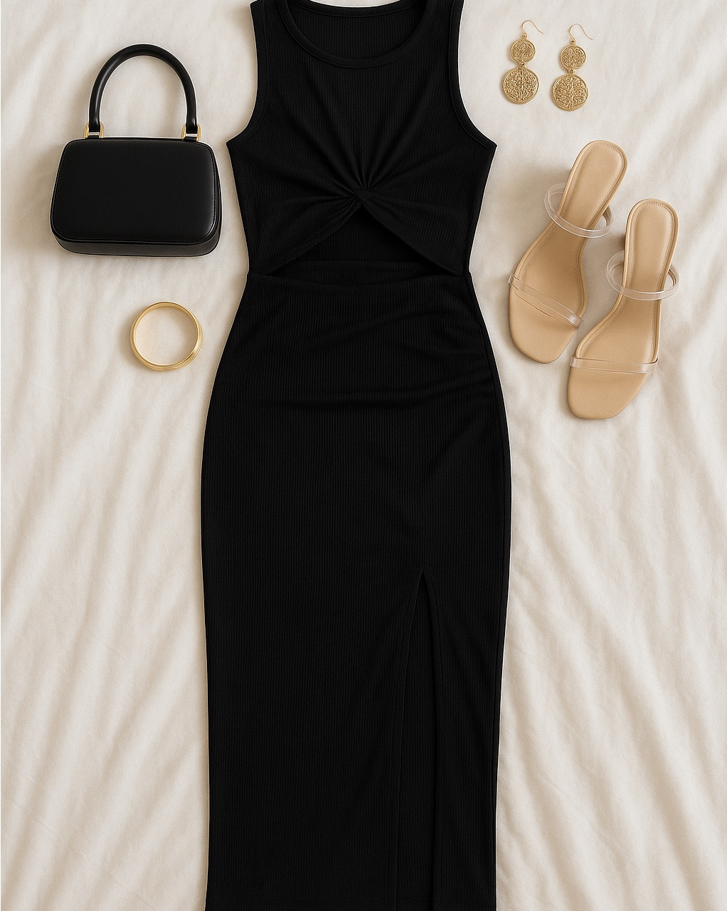 Summer Date Night Outfit That Turns Heads 🖤

If you’re looking for the perfect date night outfit that’s equal parts sexy, sleek, and comfortable, this is it!
This black bodycon midi dress features a flattering twist-front cutout, subtle ribbed texture, and a side slit that adds just the right amount of edge.
Paired it with nude strappy block heels, a structured mini bag, and gold statement earrings for an elevated summer evening vibe.
This look is under $50 and perfect for:
✔️ Rooftop dinners
✔️ Summer weddings
✔️ Girls night out
✔️ Vacation evenings
✔️ Anniversary dates

✨ Available in multiple colors too — but black is a must-have!

#LTKStyle #LTKUnder50 #AmazonFashion #DateNightLook
#SummerOutfitInspo #BlackDressMagic #ChicOnABudget
#AmazonOOTD #LTKAmazonFinds #AffordableFashionFinds
#WhatToWear #DateNightReady #ClassyAndConfident


Shop the full look below 💫👇


#LTKPetite #LTKFindsUnder50 #LTKStyleTip