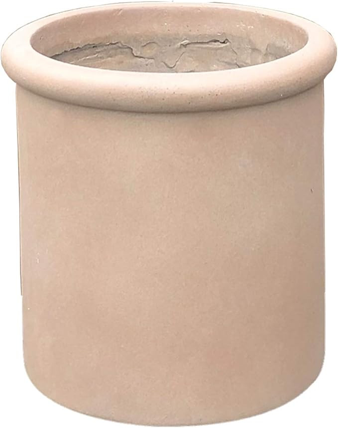 Kante Large Concrete Round Classic Planter for Outdoor, Desert Sand 13.8" x 13.8" x 13.8" | Amazon (US)