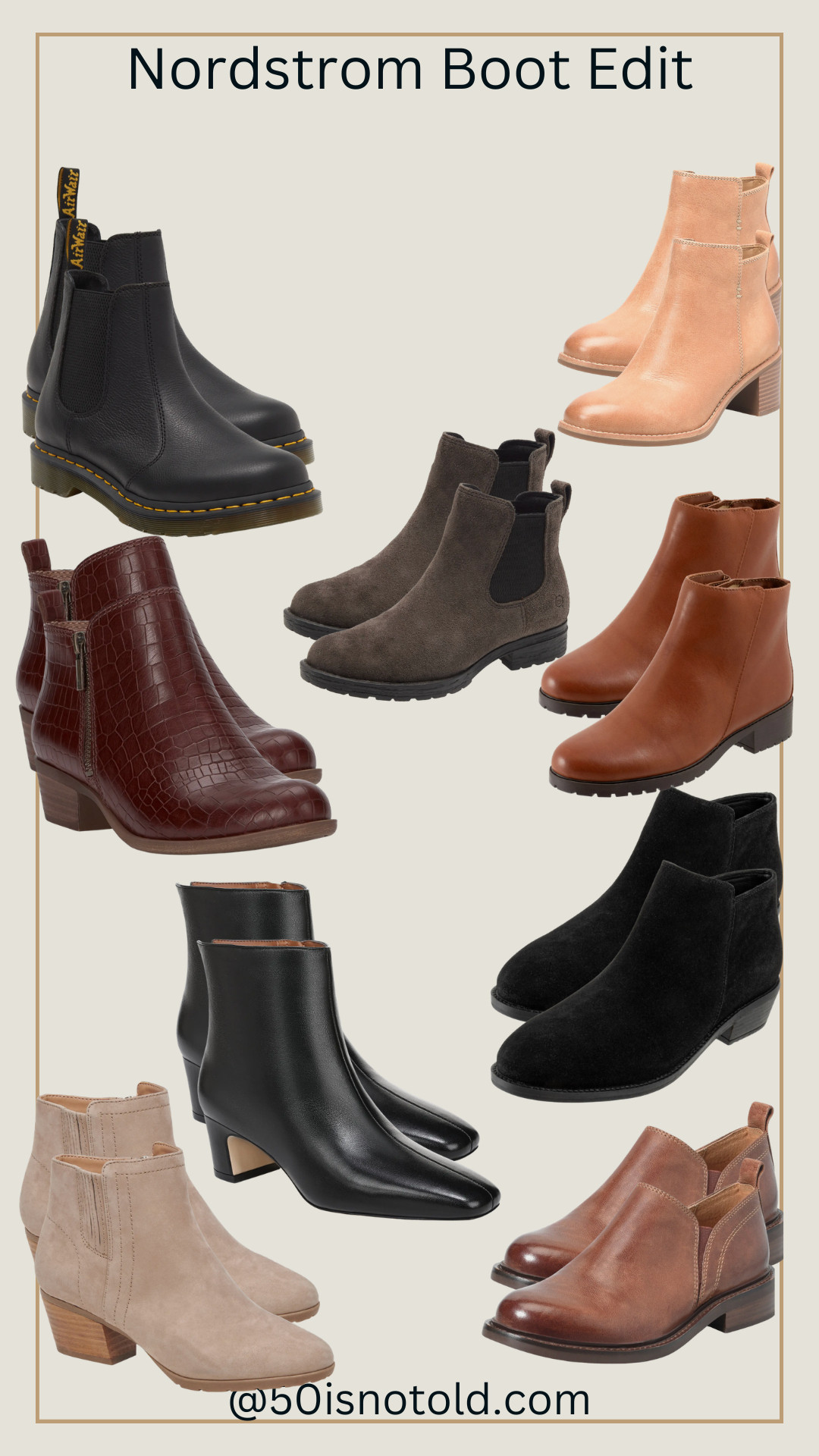 Classic ankle boots from Nordstrom. 

 #LTKootd #LTKSeasonal #LTKOver40