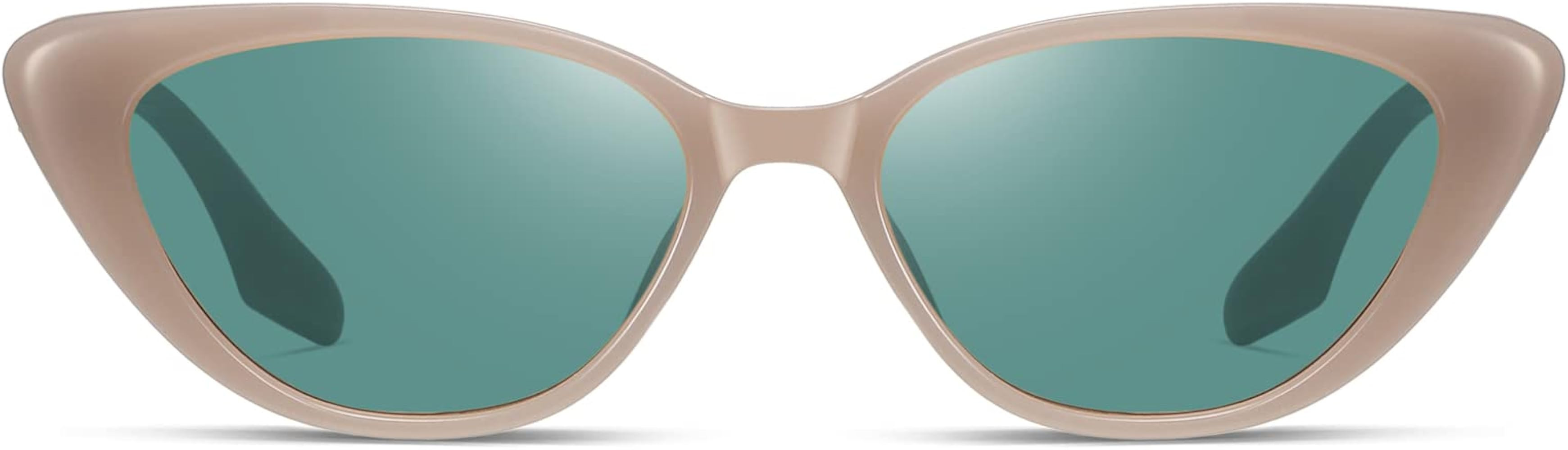 Retro Vintage Narrow Cat Eye Sunglasses for Women 90s Small Chic Trendy Sunnies UV400 Party Drivi... | Amazon (US)