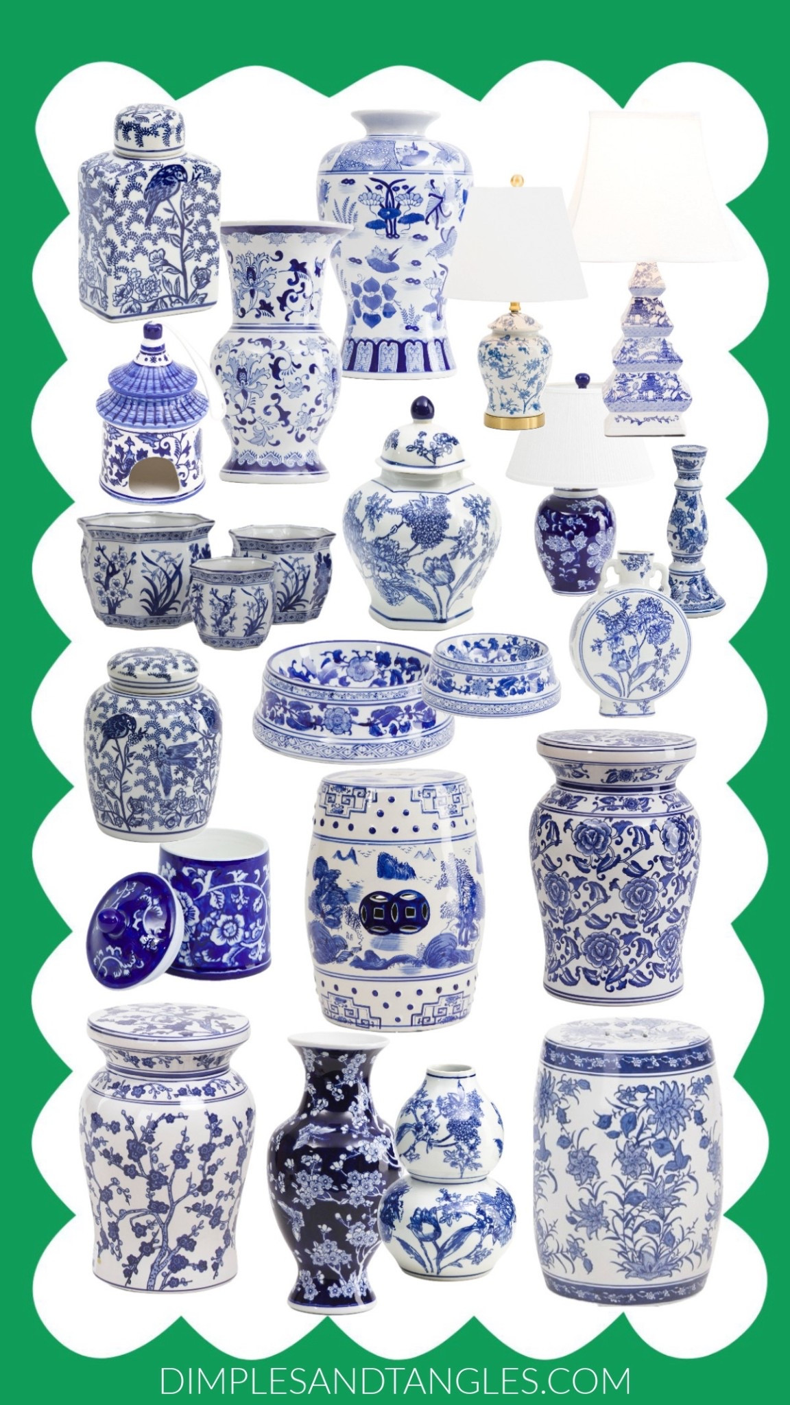 Fabulous selection of affordable blue and white pieces! 

#LTKSaleAlert #LTKHome #LTKSeasonal