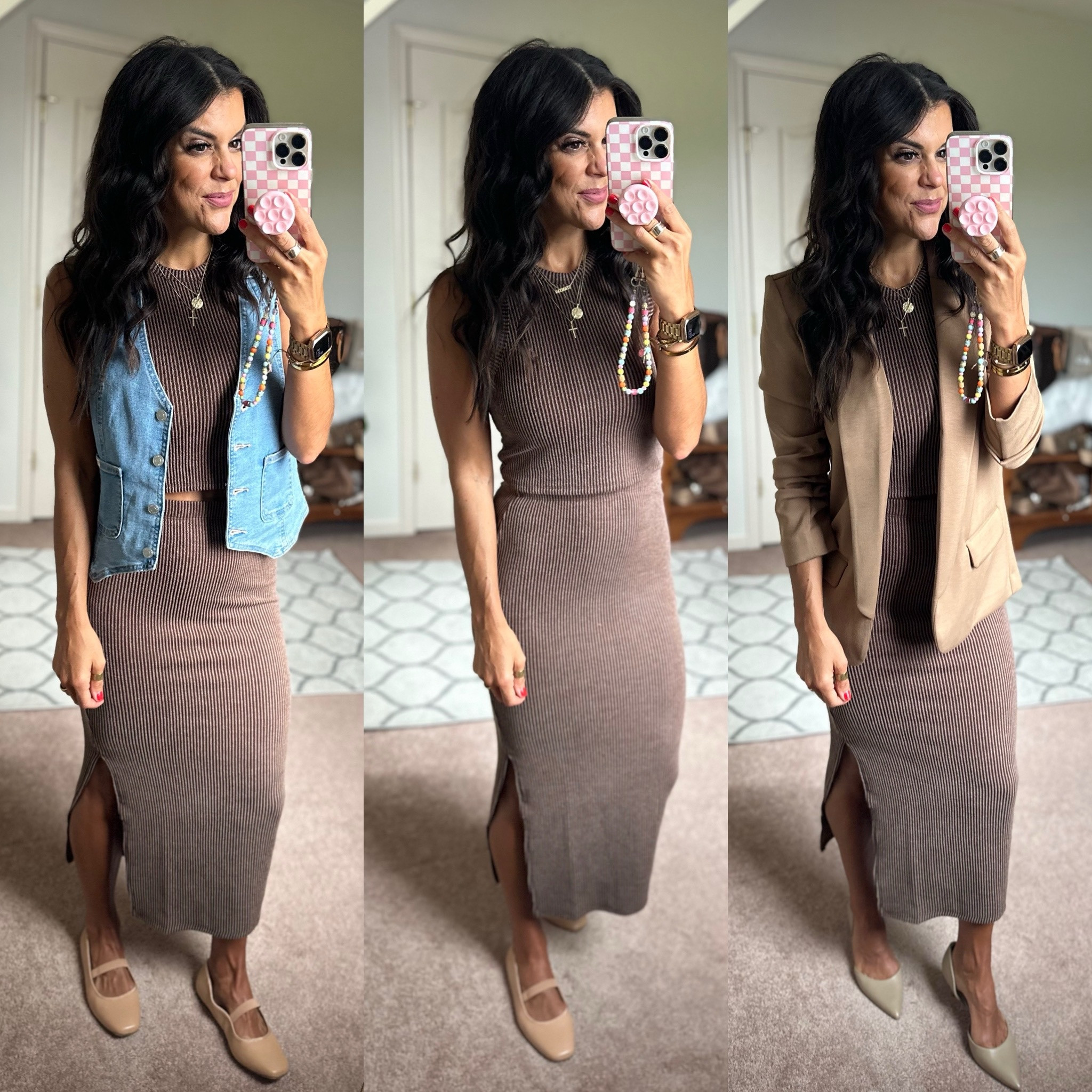 Love this $15 Walmart set! Size medium 
Size small in vest and blazer 
Shoes all fit tts 

#LTKFindsUnder100 #LTKStyleTip #LTKSaleAlert