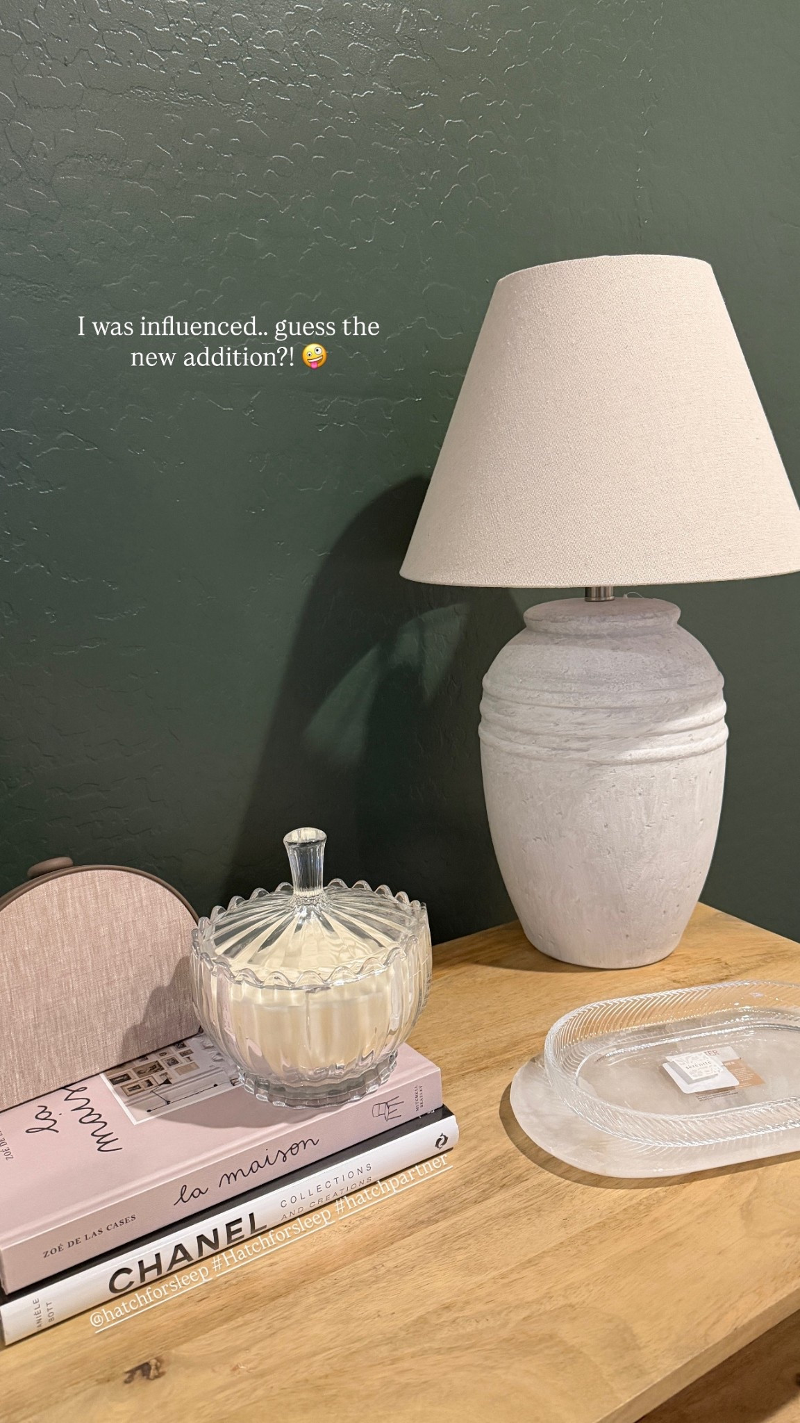 may or may not have been influenced to buy the new @hatchforsleep alarm 🤭 #hatchpartner #hatchforsleep
