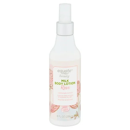 Equate Beauty Rose Milk Body Lotion, 8 fl oz | Walmart (US)