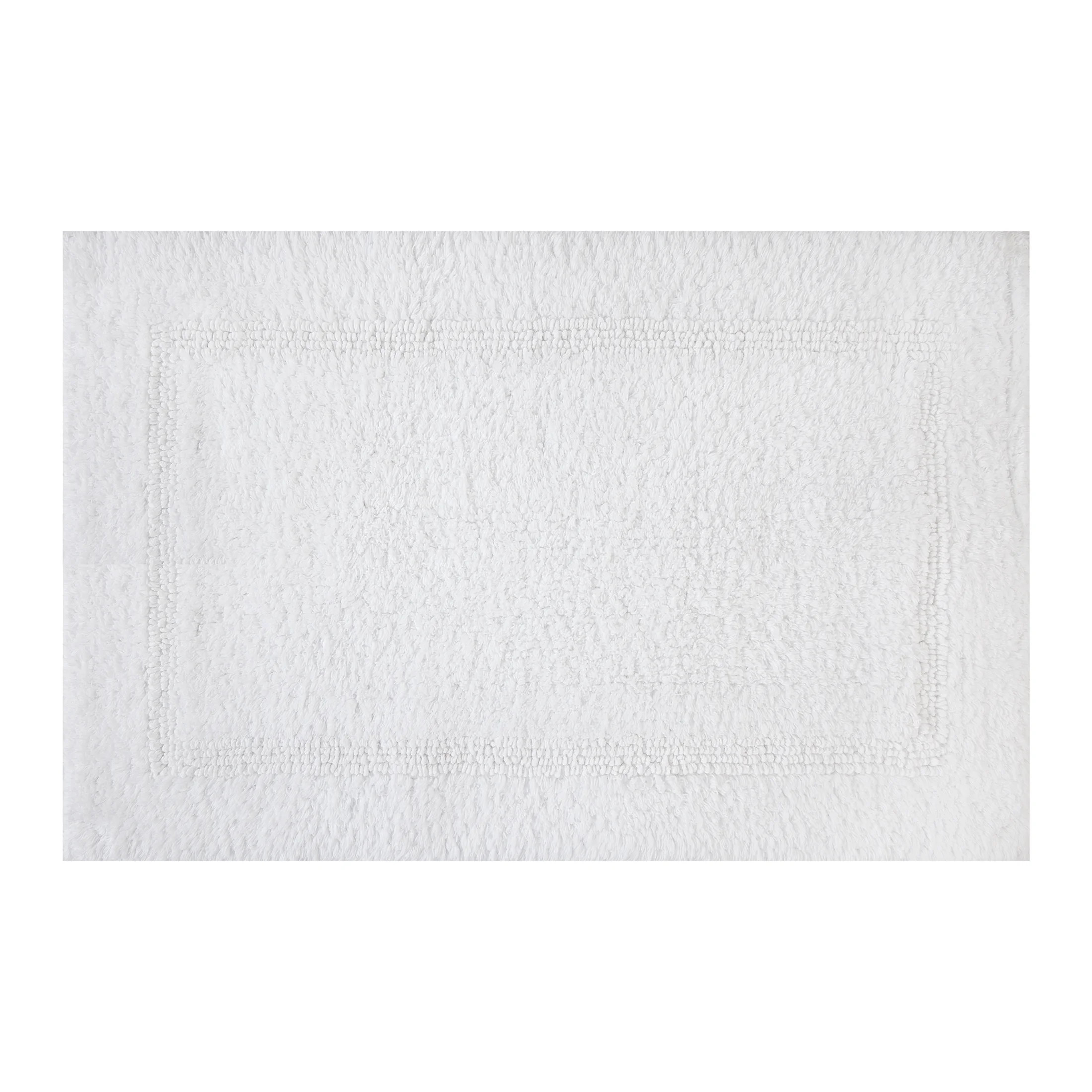 Better Homes & Gardens 17x24" Arctic White Cotton Reversible Bath Rug - Walmart.com | Walmart (US)