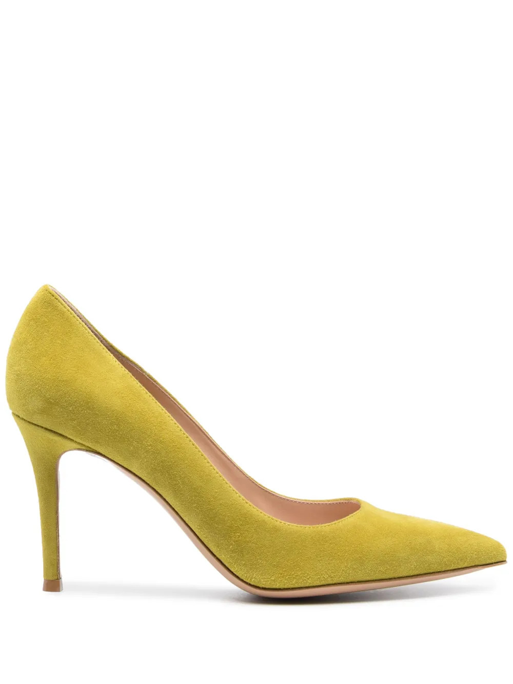 Gianvito Rossi Gianvito 85mm Suede Pumps | Green | FARFETCH | Farfetch Global