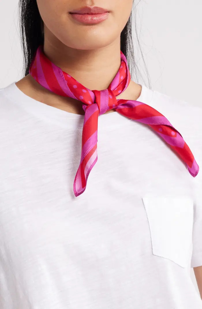 lady dot silk bandana | Nordstrom