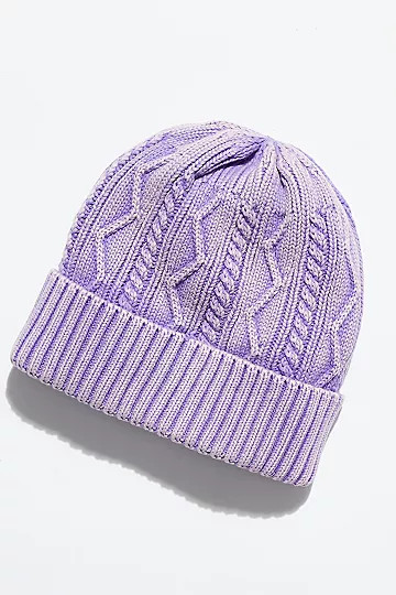 Stormi Washed Cable Beanie | Free People (Global - UK&FR Excluded)