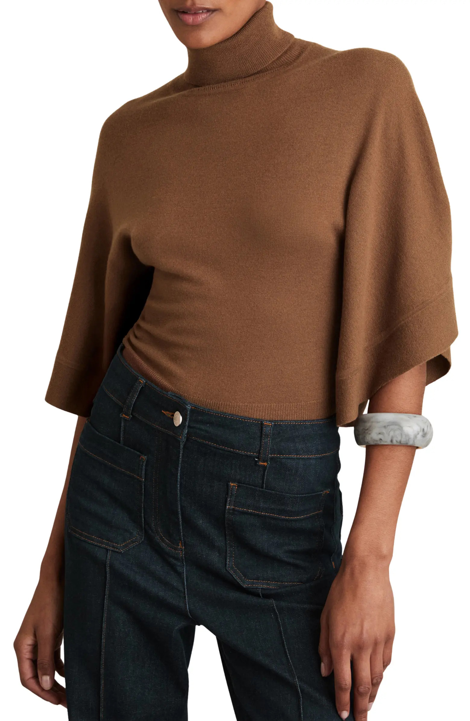 Hadley Turtleneck Dolman Sleeve Wool Sweater | Nordstrom