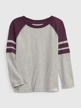Toddler 100% Organic Cotton Raglan T-Shirt | Gap (US)