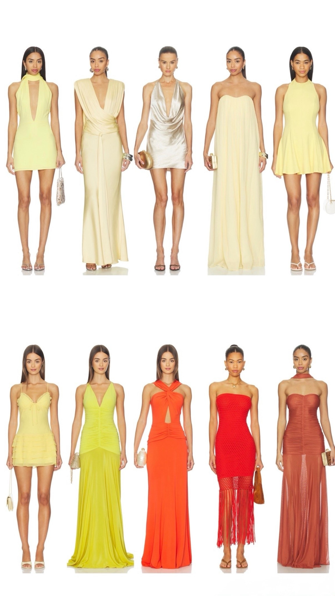 Revolve Yellow, Orange, Red Dresses!

#LTKgrwm #LTKWedding #LTKootd