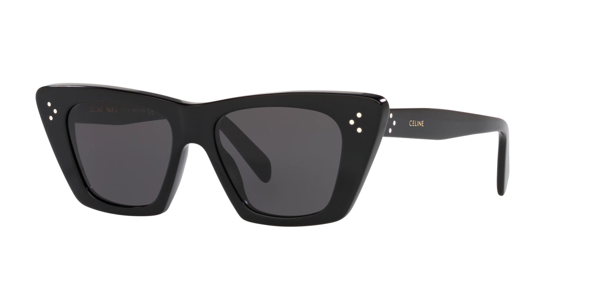 Celine Woman Sunglass CL000324 CL40187I - Frame color: Black Shiny, Lens color: Grey | Sunglass Hut EU