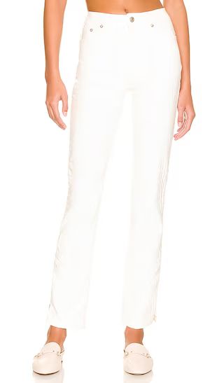 X REVOLVE Lydia Slim Straight in White Croc | Revolve Clothing (Global)