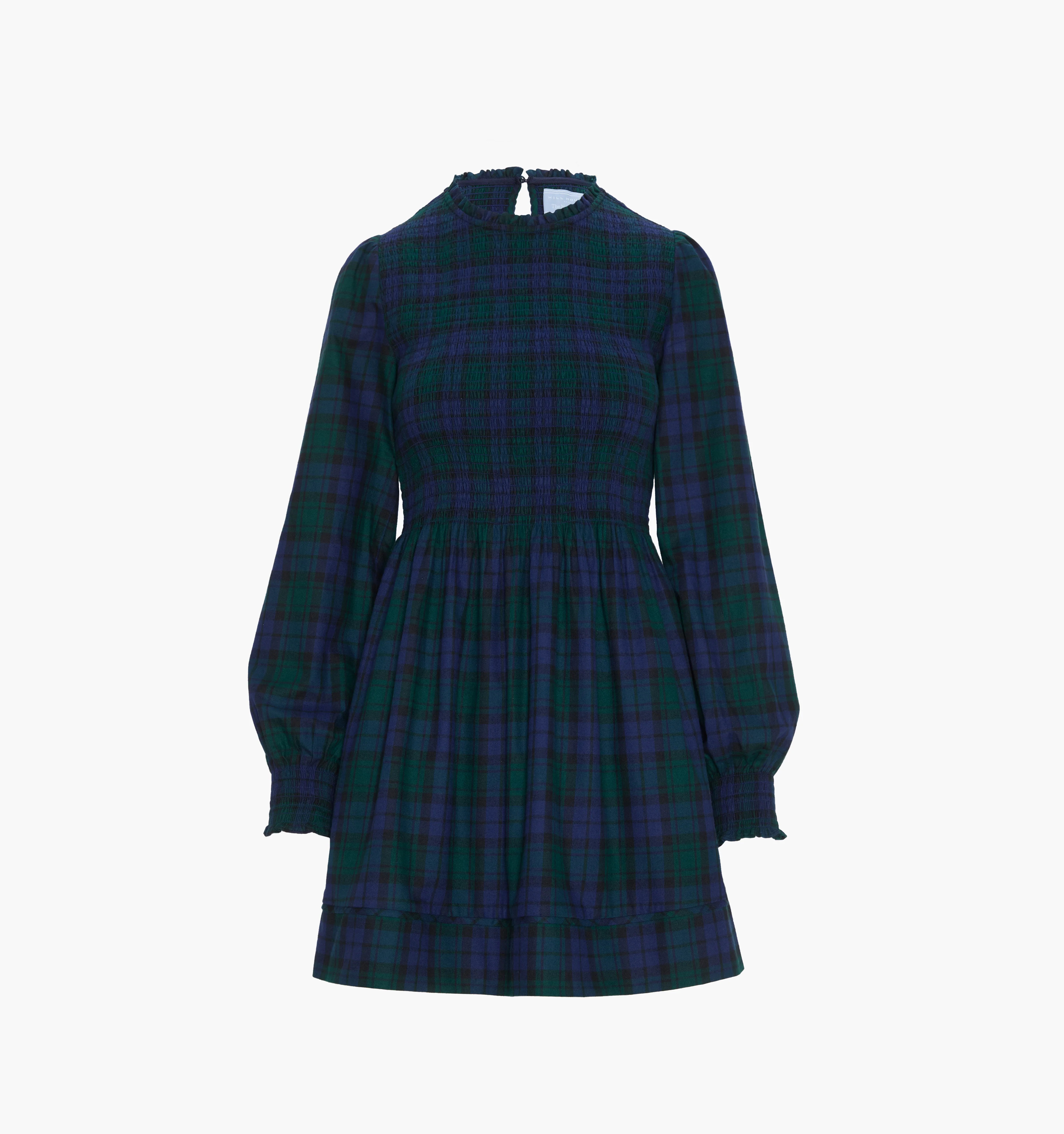 The Lilia Mini Nap Dress | Blackwatch Tartan / XL | ® | 100% Cotton | Hill House Home | Hill House Home US