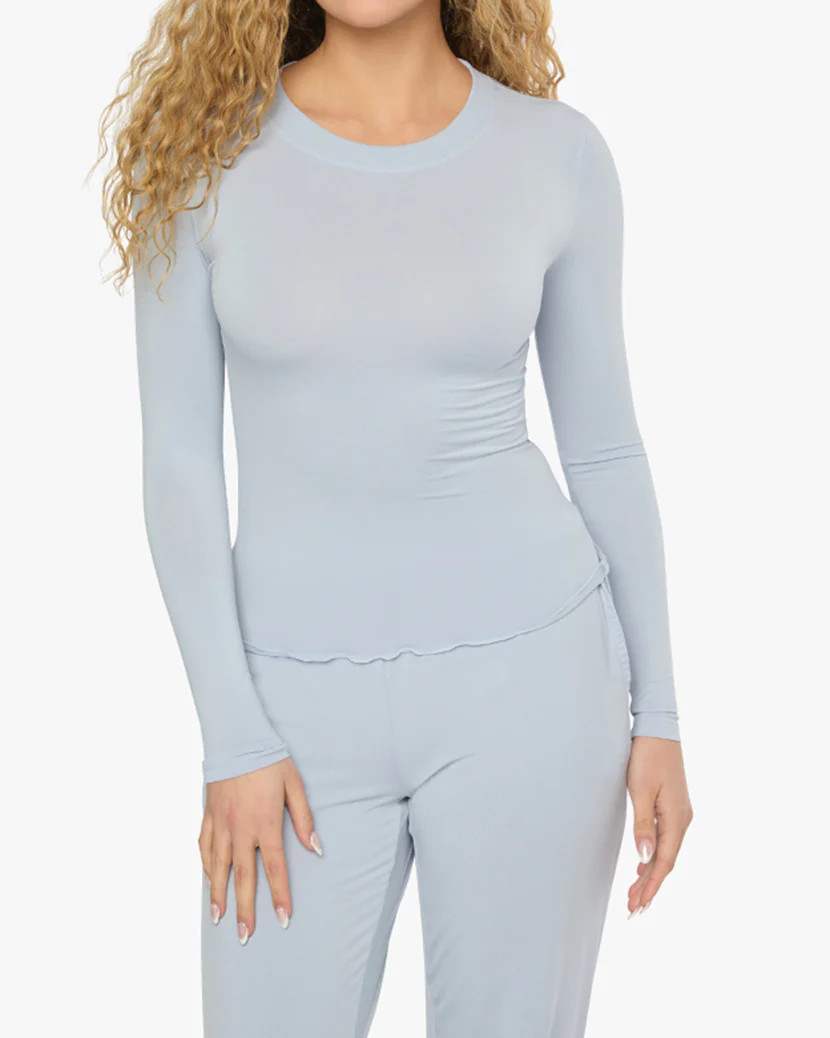 Long Sleeve Crewneck Top | We Wore What