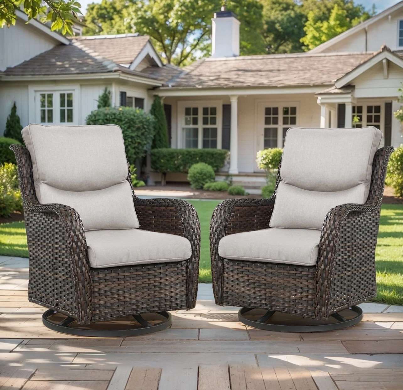 This set is on lightening deal! They rock and swivel too! 