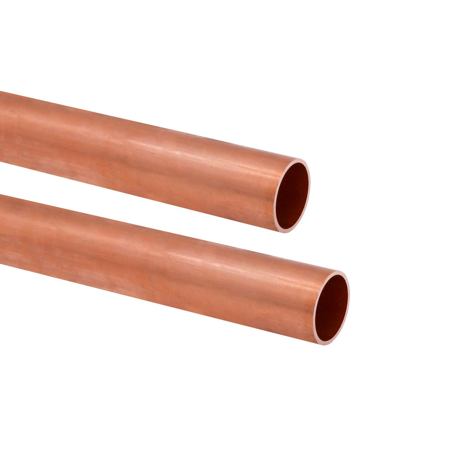 3/4"OD Copper Pipe, 0.04 inch（1mm）Wall Thickness 10" Length Polished Hollow Copper Round Tube... | Amazon (US)
