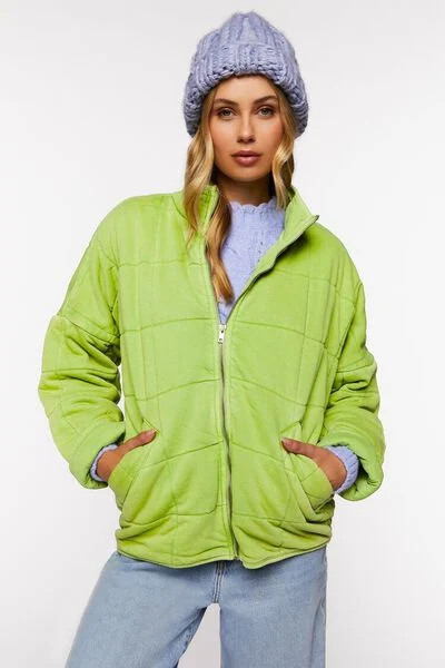 Quilted Zip-Up Jacket | Forever 21 (US)