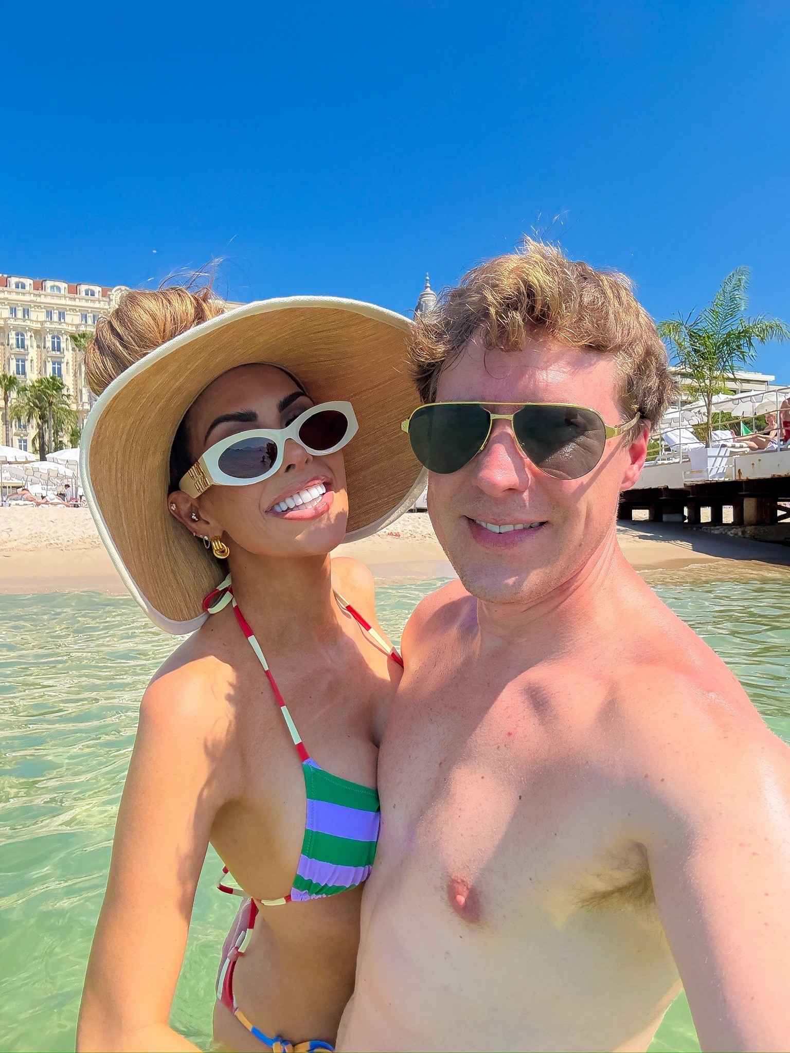 The dreamiest place… the ocean is sparkly like glitter, it’s unreal. We have fallen in love with this part of France! Swipe for all of the views and outfits.

Emily Ann Gemma, European summer outfit inspo, summer outfits, Cannes France, sunglasses, beach outfit


#LTKSwim #LTKTravel #LTKStyleTip