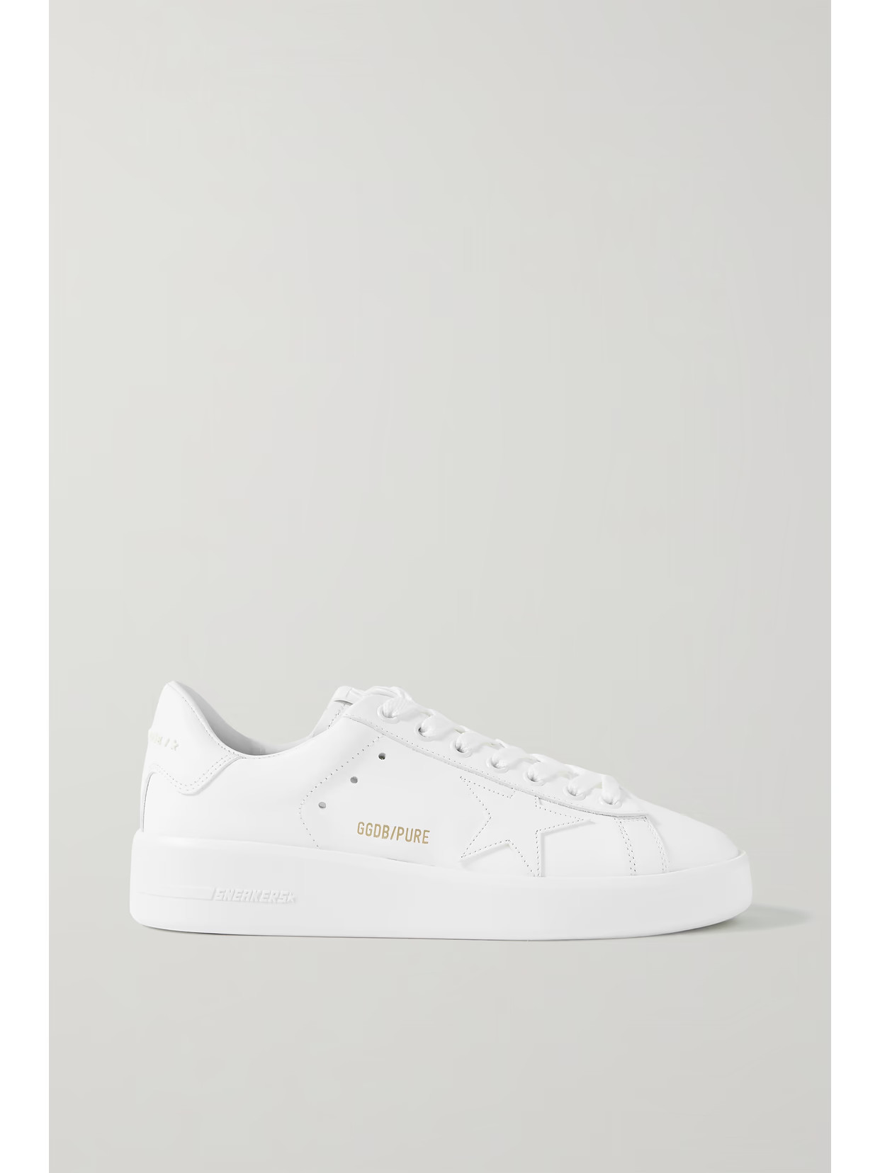 Golden Goose - Pure Star Leather Sneakers - White | NET-A-PORTER (US)