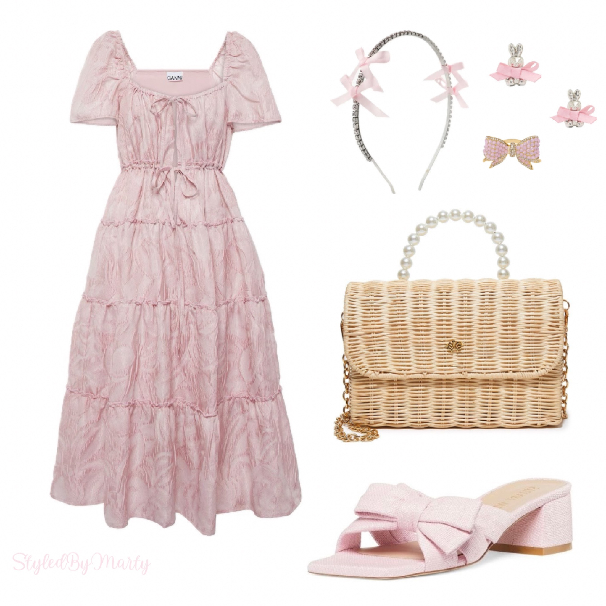 Pink midi dress, pink dress, picnic dress, picnic party, pink sandals, pink mules, romantic style, romantic dress, cottagecore, feminine style, feminine dress , girly outfit 

#LTKStyleTip #LTKSeasonal #LTKShoeCrush