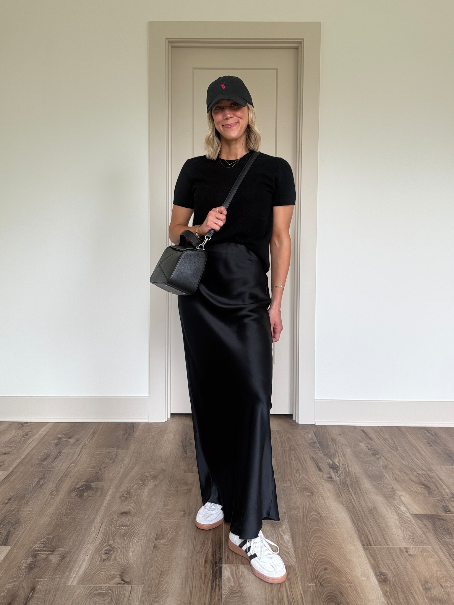 Wearing small silk skirt, medium cashmere tee 

@Quince #quincepartner

#LTKgrwm #LTKootd #LTKOver40