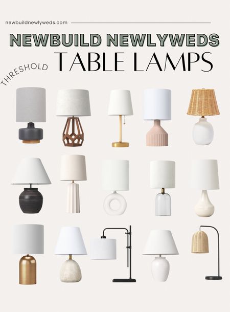 Affordable table lamps by Threshold at Target!

#LTKfindsunder50 #LTKhome #LTKfindsunder100