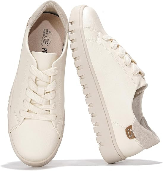 Project Cloud Genuine Leather Shoes for Women - Comfortable Womens Shoes with Memory Foam - Non S... | Amazon (US)