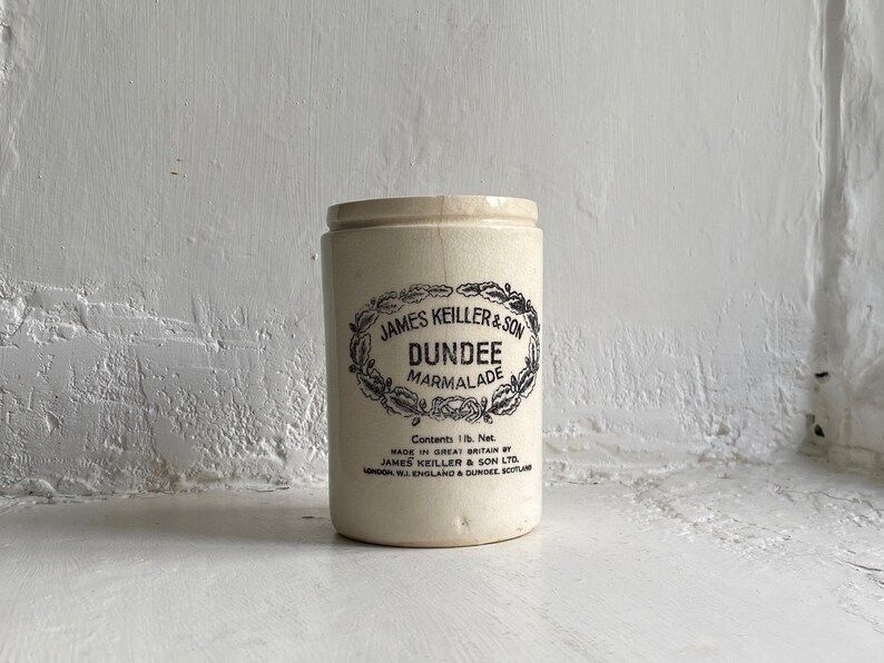 1lb Antique James Keiller Dundee Marmalade White Ironstone 1lb Jar London England 1880s | Etsy (US)