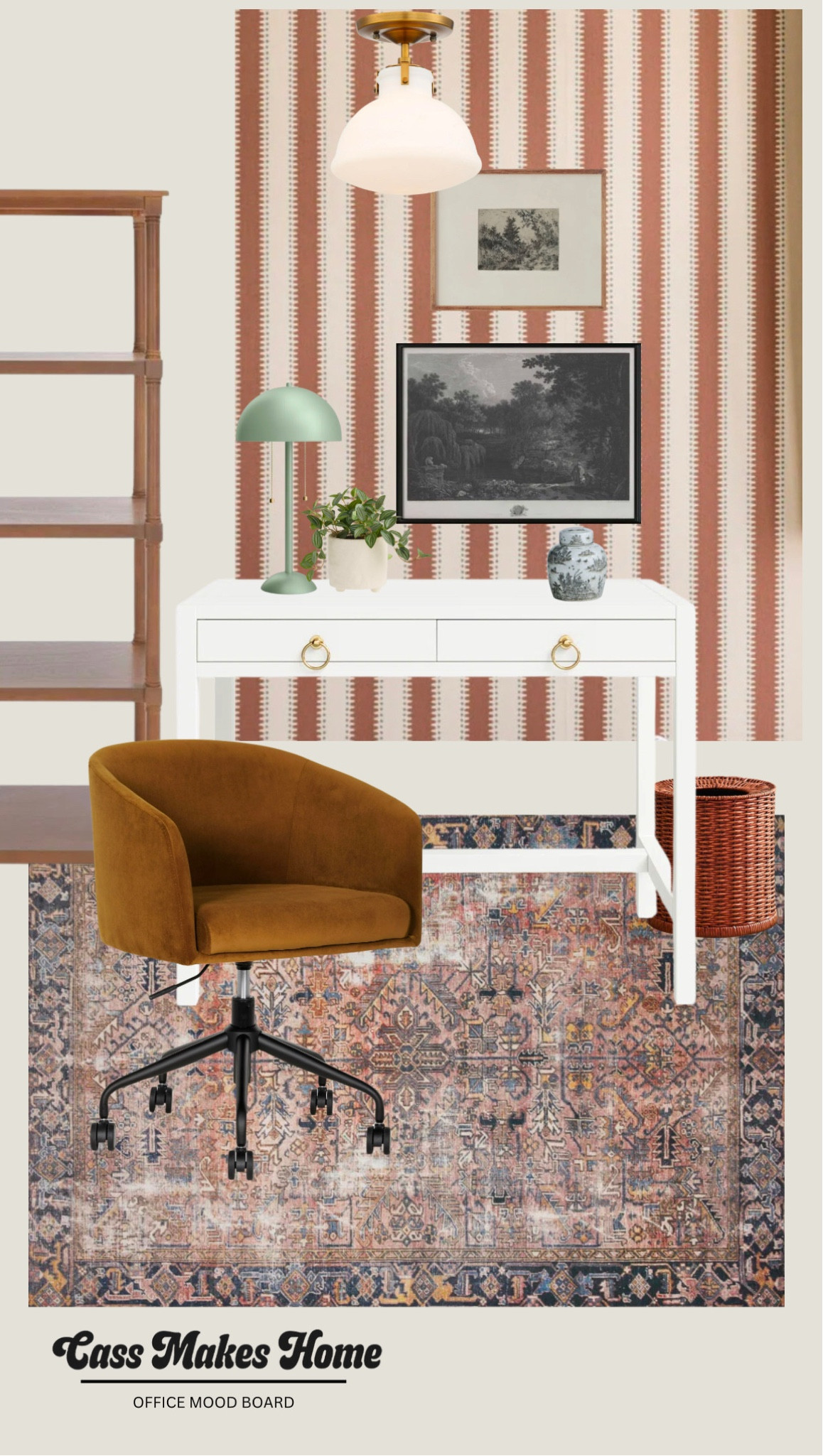 A little striped office mood board 

#LTKHome #LTKWorkwear #LTKStyleTip