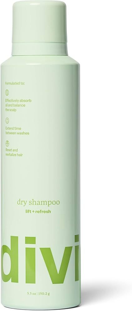 divi Dry Shampoo Spray for Women - Formulated to Absorb Oil, Balance the Scalp and Extend Time Be... | Amazon (US)