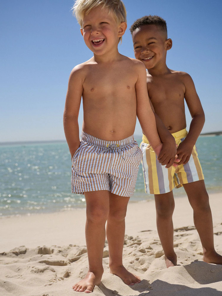 Blue/Yellow Swim Shorts 2 Pack (3mths-7yrs) | Next US
