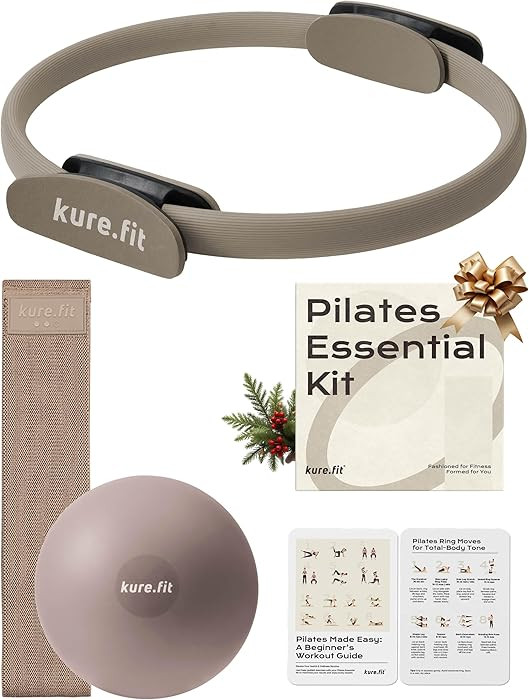 Home Pilates Essentials Kit for Women | Pilates Ring, Mini Ball, Booty Band Set | Pilates Equipme... | Amazon (US)