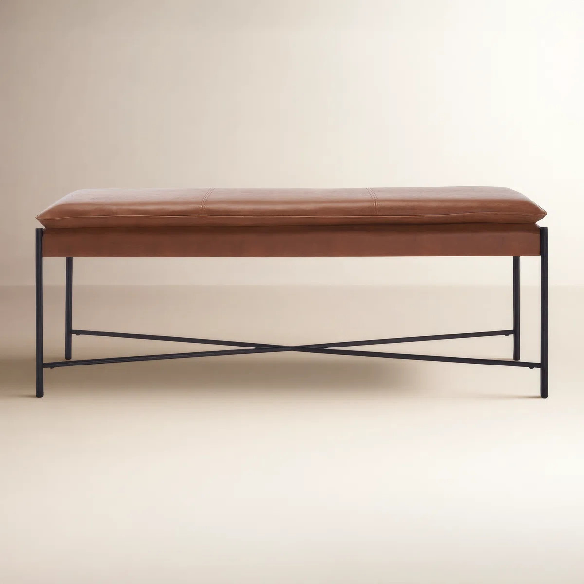 Braylon 50" Vegan Leather Bench | Wayfair North America