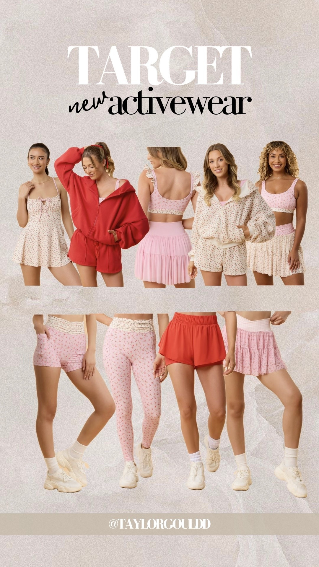 New Target Blogiates drop. Activewear. Floral set. Workout set. Workout skirt. Tennis skirt. Red set. Workout dress. Spring transition. Target haul. Currently at target. Target women's  

#LTKActive #LTKFindsUnder50 #LTKFindsUnder100