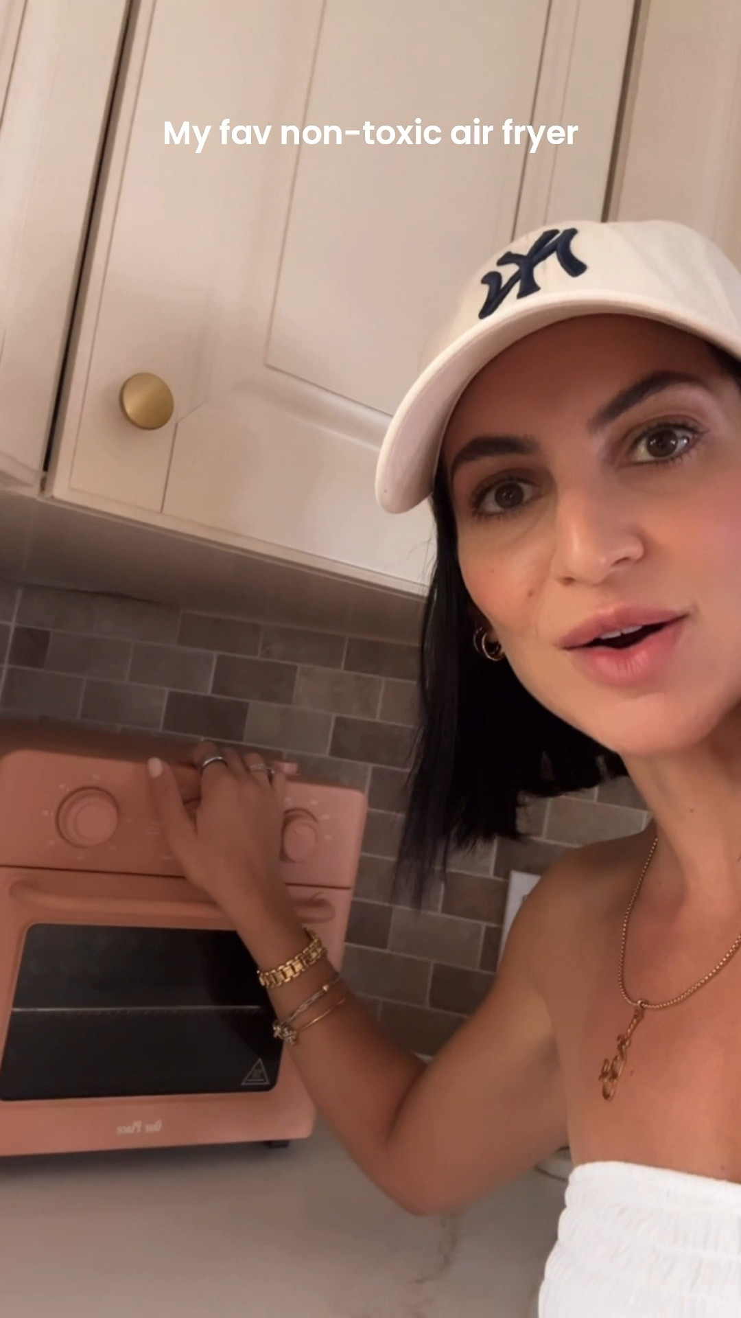 The Our Place Wonder Oven is a compact, multi-function countertop appliance that replaces several bulky gadgets in one. It toasts, bakes, roasts, broils, reheats, and air fries — all in a single sleek unit that actually looks good on your counter. It heats up fast and cooks evenly, making it perfect for busy days when you want quick, healthy meals without turning on the full oven. The non-toxic, PFAS-free interior coating keeps your food safe and clean, while the small footprint saves space. It’s basically the ultimate do-it-all kitchen tool!

#LTKHome #LTKFamily #LTKSaleAlert