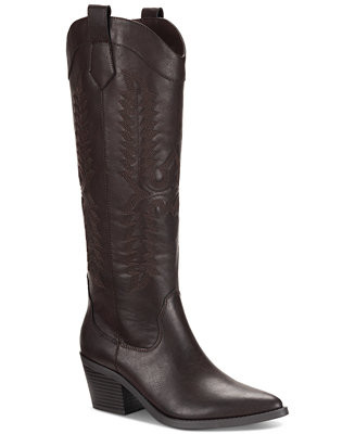 Sun + Stone Women's Bodhiii Western Knee High Boots, Created for Macy's - Macy's | Macy's