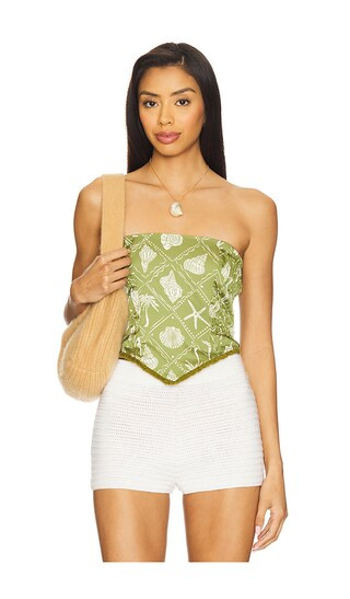 Lauren Top in Kale | Revolve Clothing (Global)