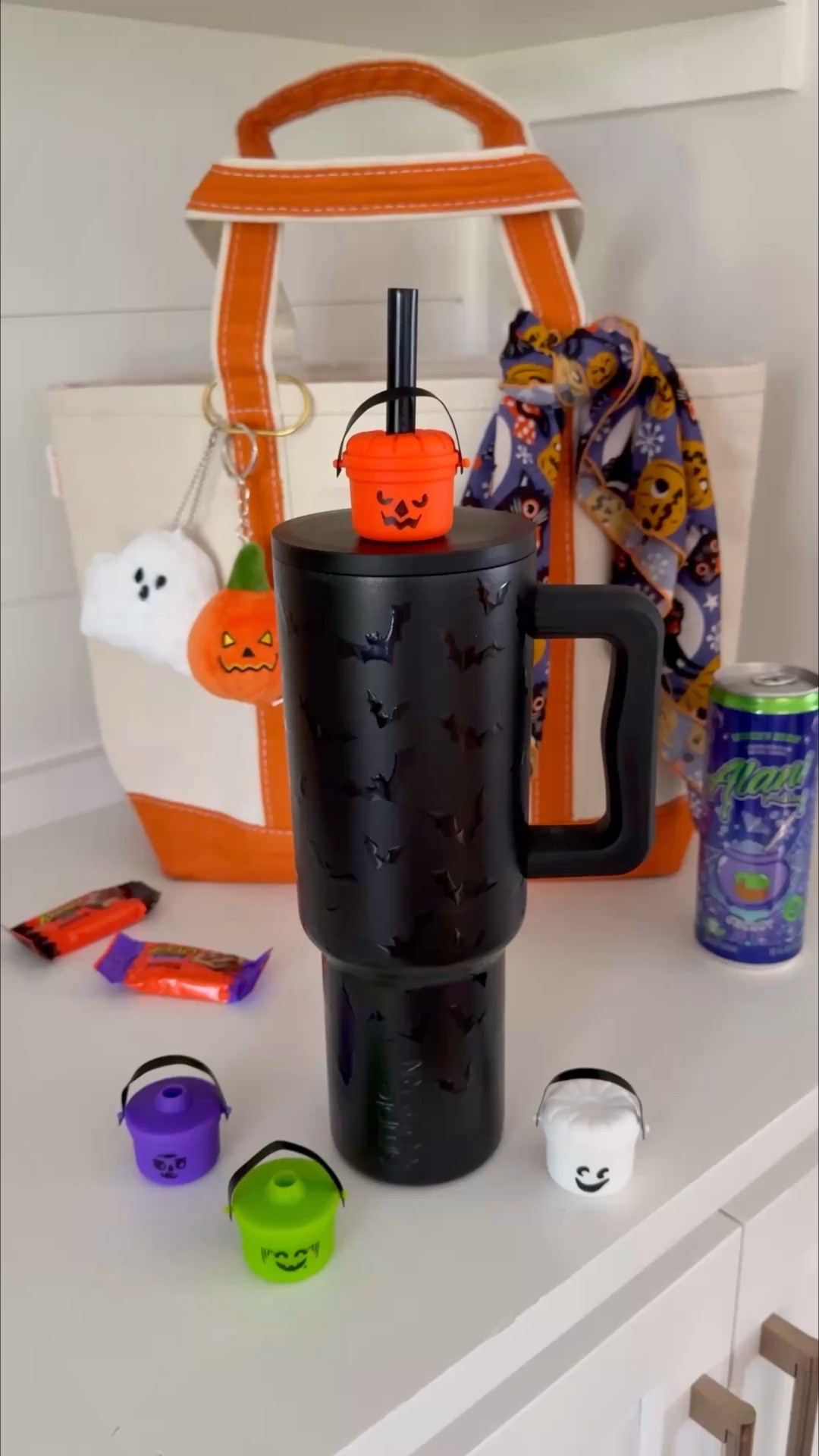 Amazon Halloween bucket straw toppers, Halloween tumbler, pumpkin buckets, nostalgic Halloween, Halloween decor, amazon finds, amazon favorites, amazon must haves, amazon home , boo basket, simple modern halloween tumbler 

How CUTE are these Halloween bucket straw toppers!?😍🎃 would be so cute to add to boo baskets!👻 

#LTKHome #LTKFindsUnder50 #LTKFamily