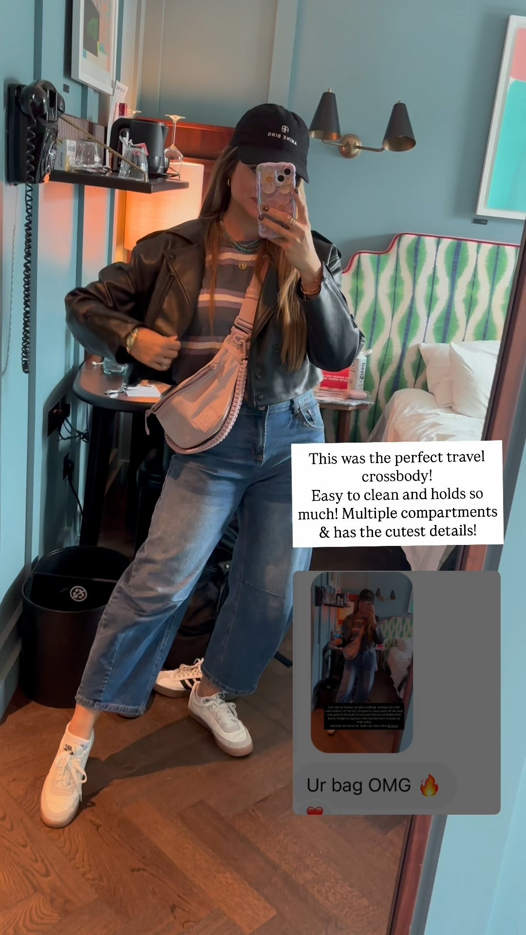 Day 2 outfits i wore in Galway
These denims were a travel staple !

My crossbody  is perfect for travel and can hold so much!!

Comfortable and love that they  could easily be dressed up or down

Europe outfit 
Travel outfit 
Travel bag 
Travel crossbody
Beis crossbody 


#LTKItBag #LTKStyleTip #LTKTravel