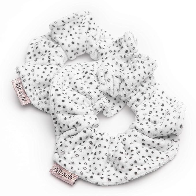 Kitsch Soft Microfiber Towel Scrunchies for Hair, Frizz Free, Heatless Hair Drying Scrunchies, 2 ... | Amazon (US)