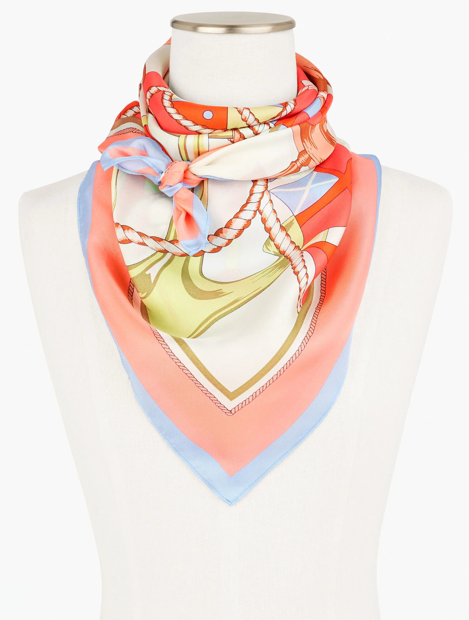 Starboard Port Square Scarf | Talbots