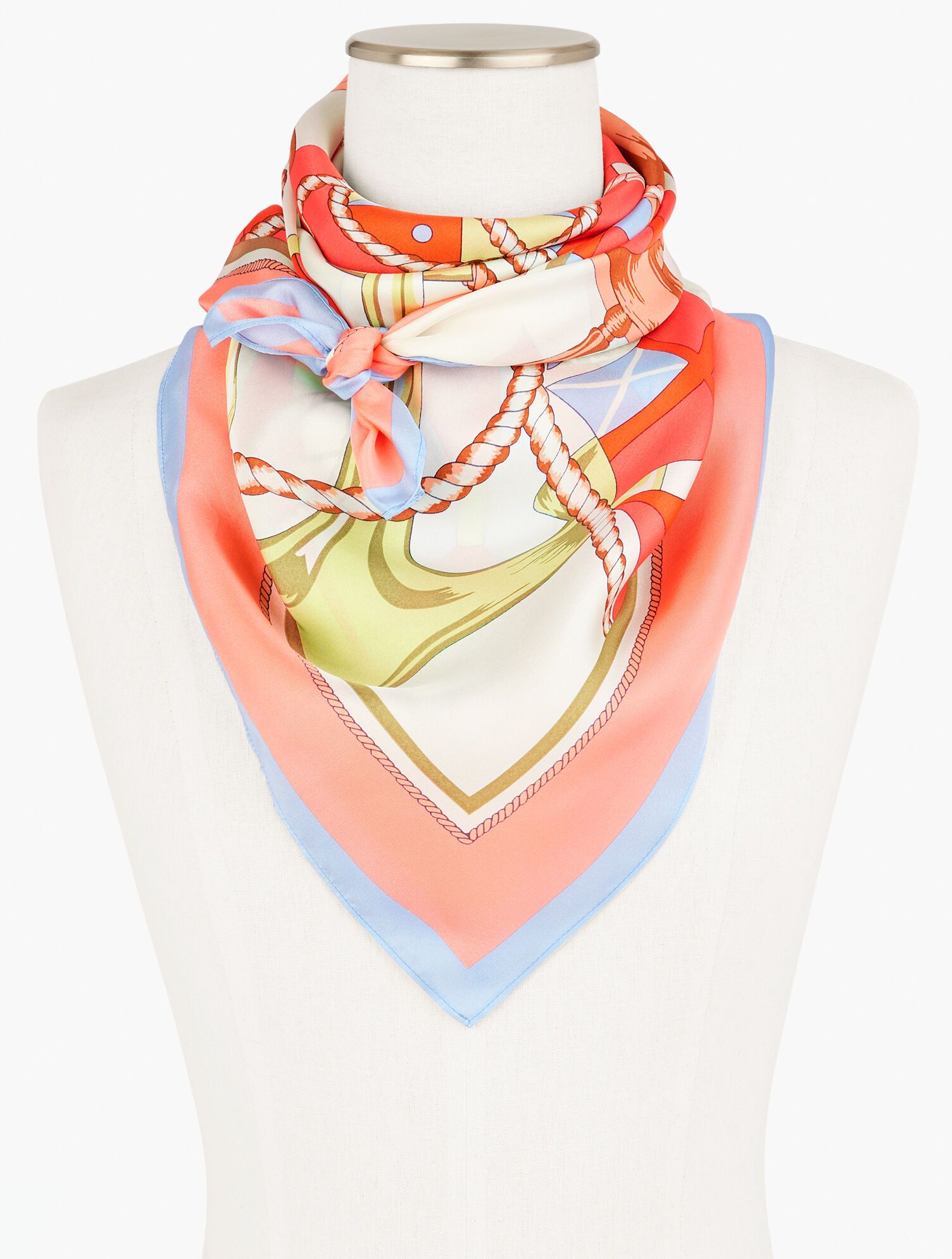 Starboard Port Square Scarf | Talbots