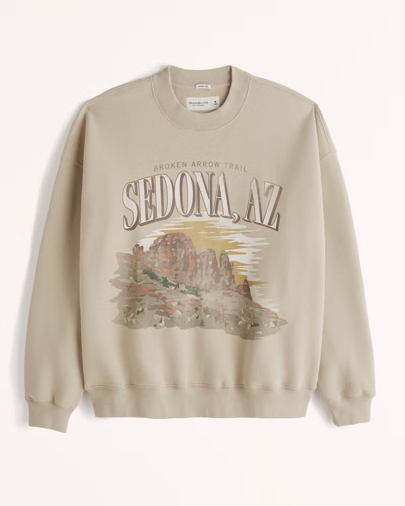 Sedona Park Graphic Crew Sweatshirt | Abercrombie & Fitch (US)