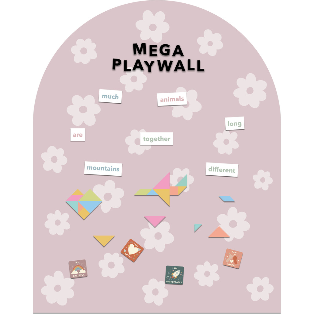 Cherrypick MEGA Magic Playwall Arch Magnetic Wall Decal in Daisy at Nordstrom, Size Large | Nordstrom
