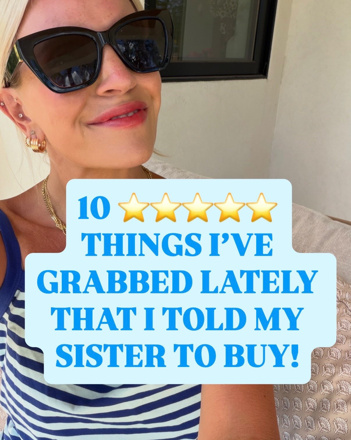 Comment SHOP and I’ll send links! Ten things I’ve grabbed lately that I told my sister to buy!