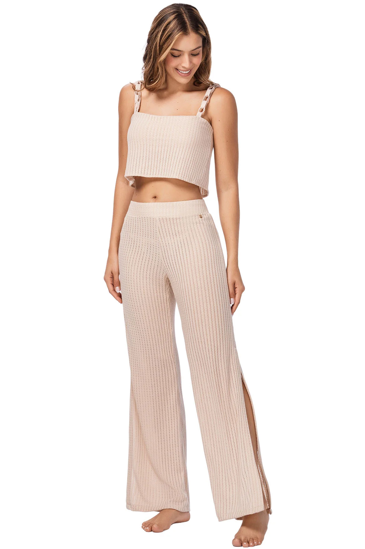 Ola Azul Swimwear | Resortwear | Vanya Camel Pants | Ola Azul