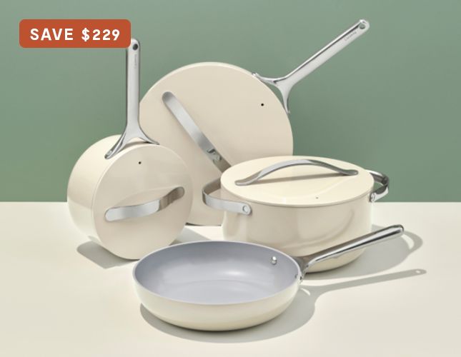 Ceramic Non-Stick Cookware: Non-Toxic Pots and Pans | Caraway | Caraway