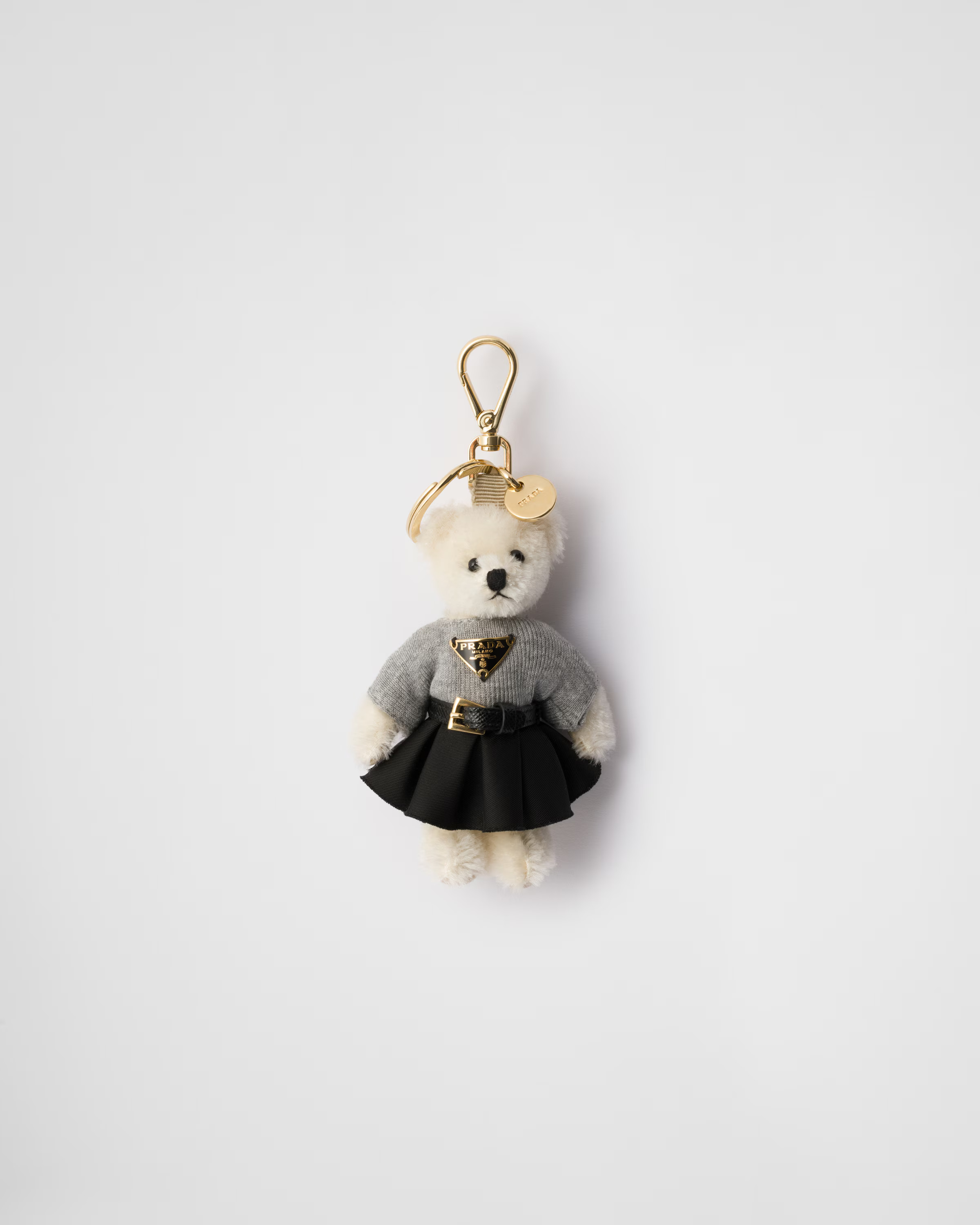 Teddy keychain charm | Prada US