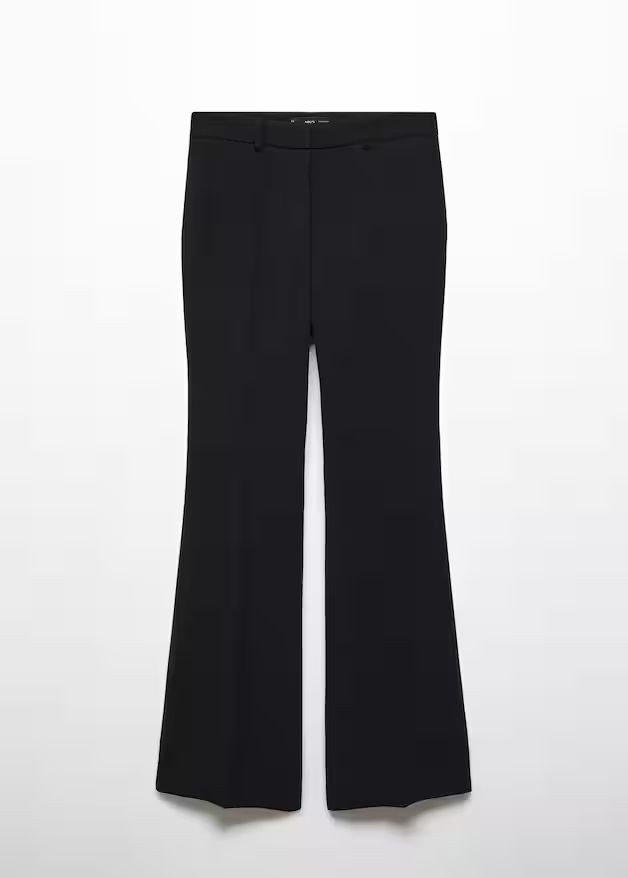 Flared trouser suit -  Women | Mango United Kingdom | MANGO (UK)